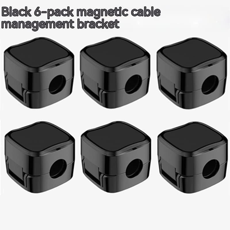Under-Desk Magnetic Cable Clips (6-Pack)